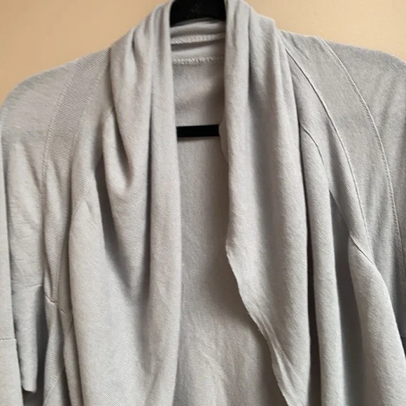 Waterfall Sheer Open Front Cardigan - Picture 3 of 6